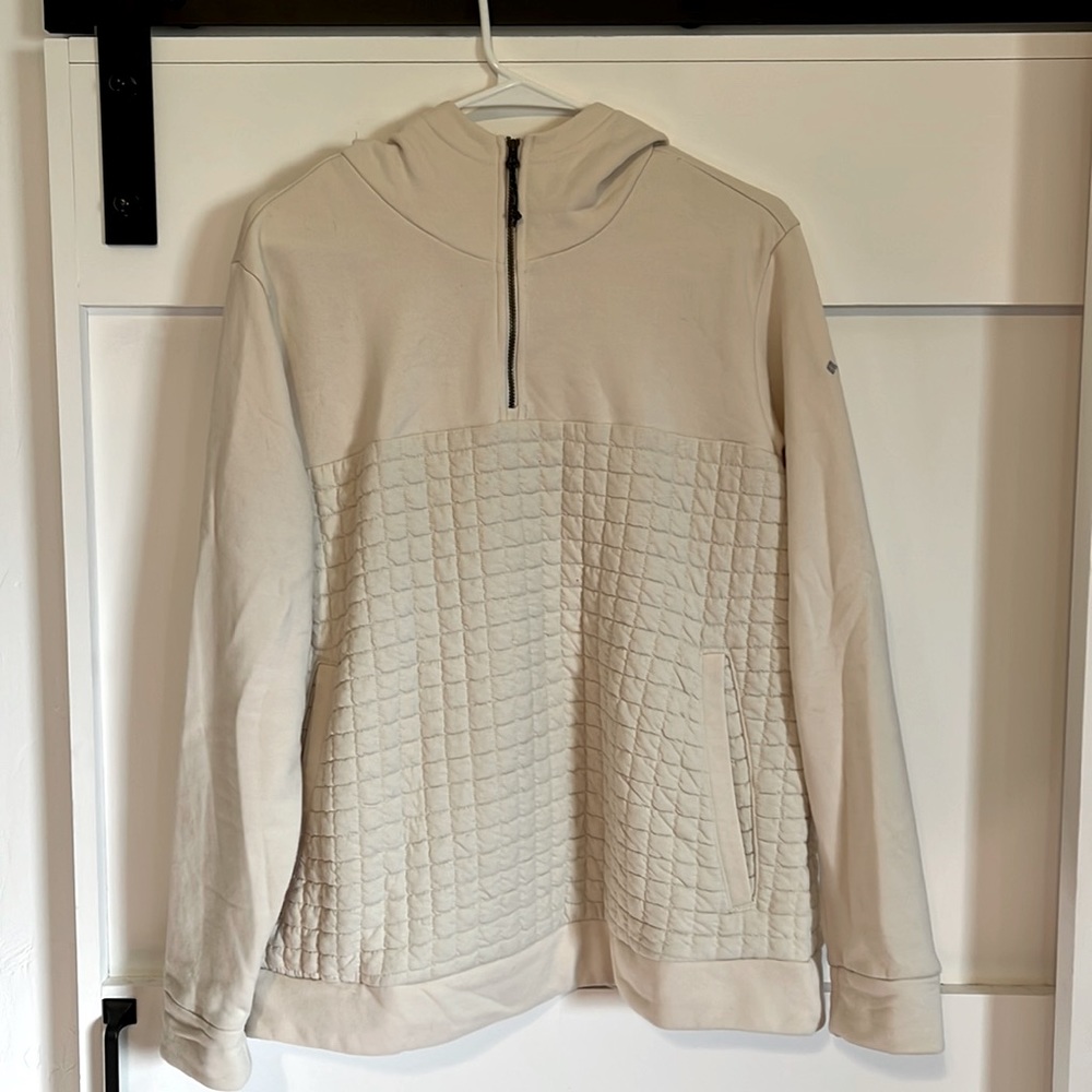 Columbia Pullover Puffy Sweatshirt with Hoodie. Size XL